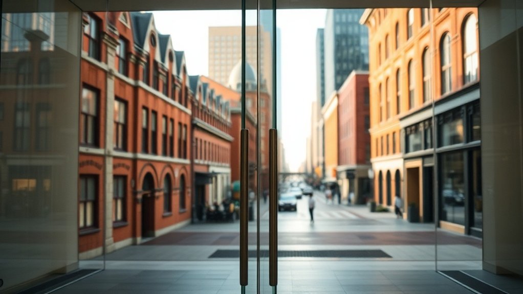 Glass Doors Palace Gates