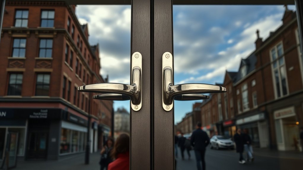 Glass Doors Bounds Green