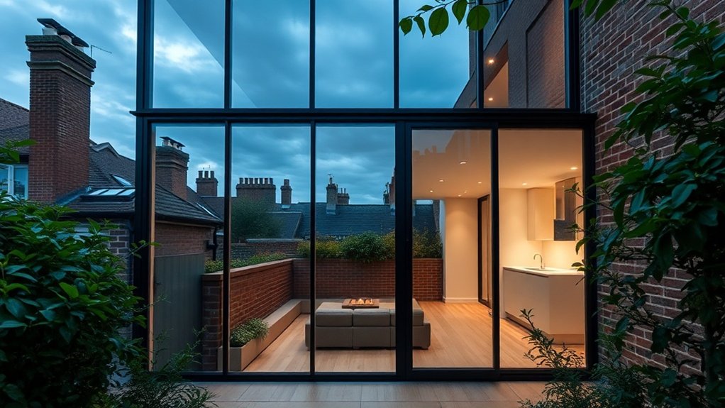 Glass Extension Walls Alexandra Palace