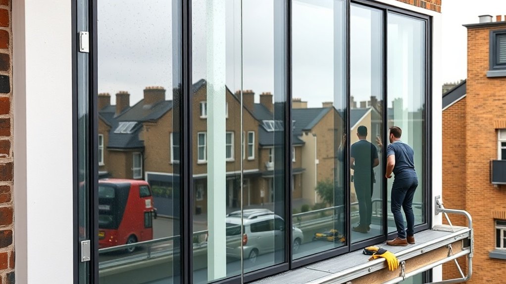 Polycarbonate to Glass Conversion Alexandra Palace